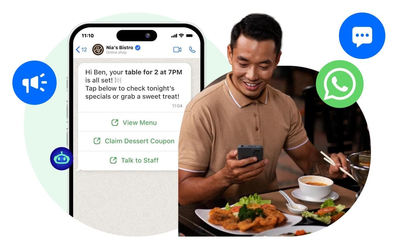 WhatsApp Scheduling for Restaurants: Reservations, Confirmations, and Review Requests