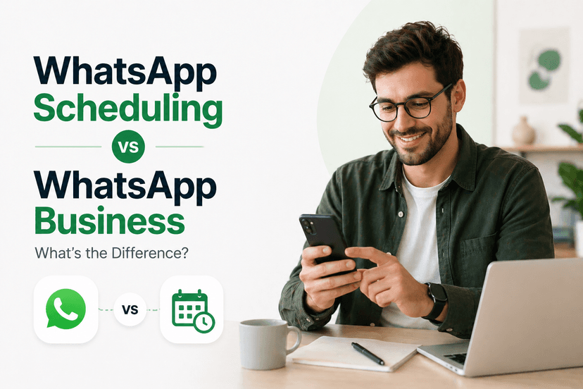WhatsApp Scheduling vs WhatsApp Business: What's the Difference?