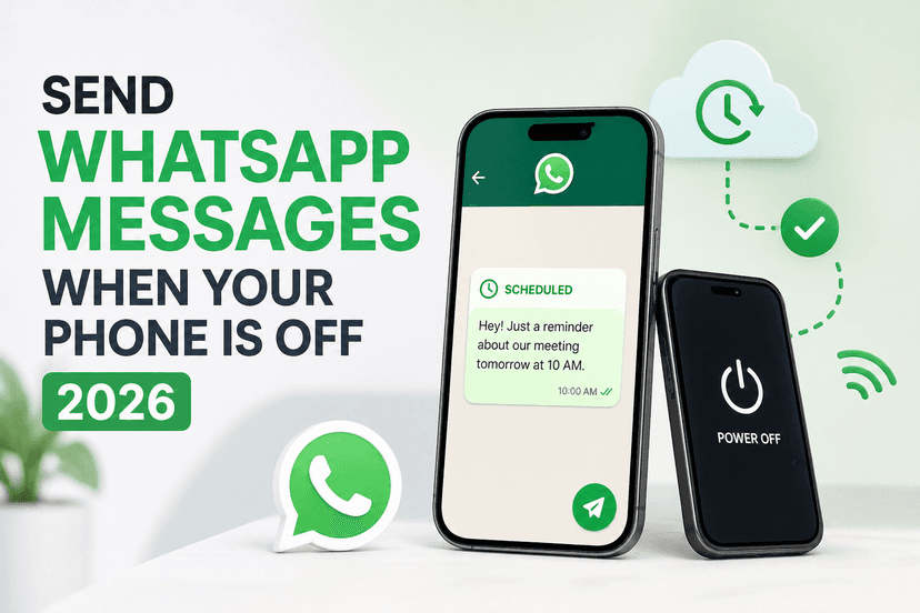 How to Send WhatsApp Messages When Your Phone Is Off in 2026